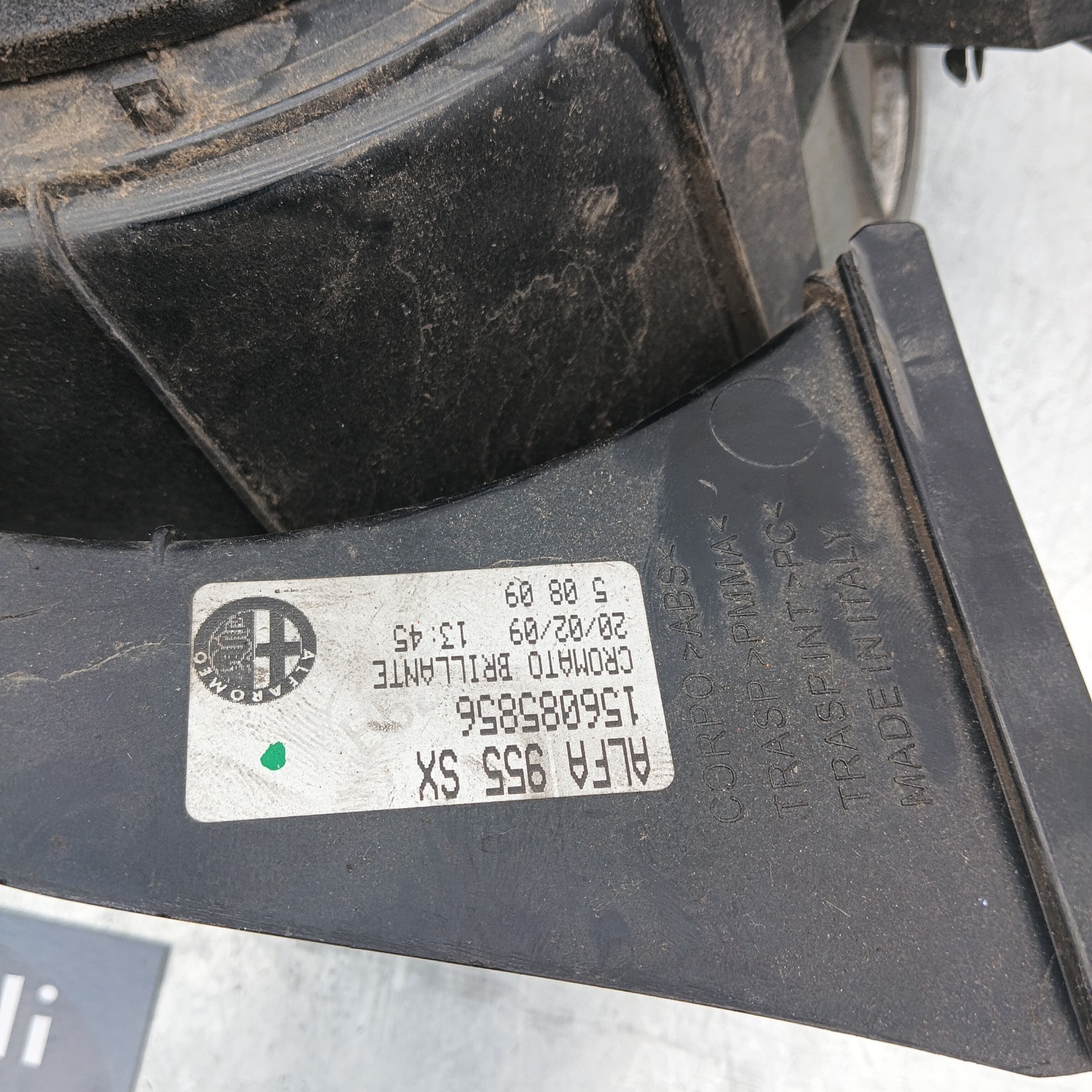 Pomili Fanaleria Alfa Romeo Mito fanale posteriore sinistro cromato usato 156085856