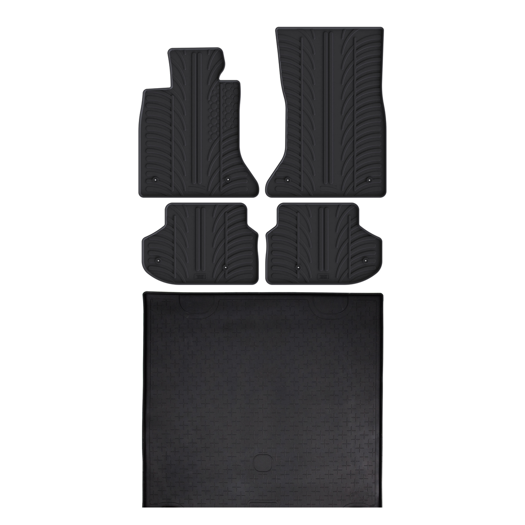Travall Bundles BMW 5 Series (2009-2017) tappetini e vasca bagagliaio gomma