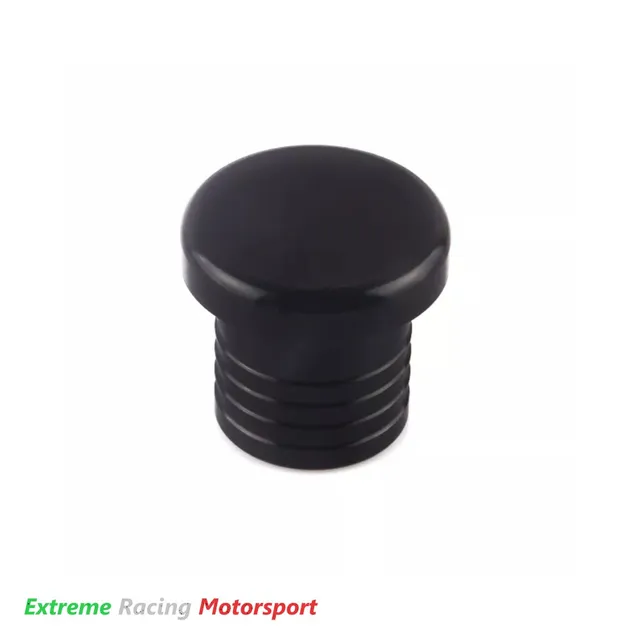 Xtreme Racing Impianto Carburante e Regolatori di Pressione tappo in alluminio nero 25 mm