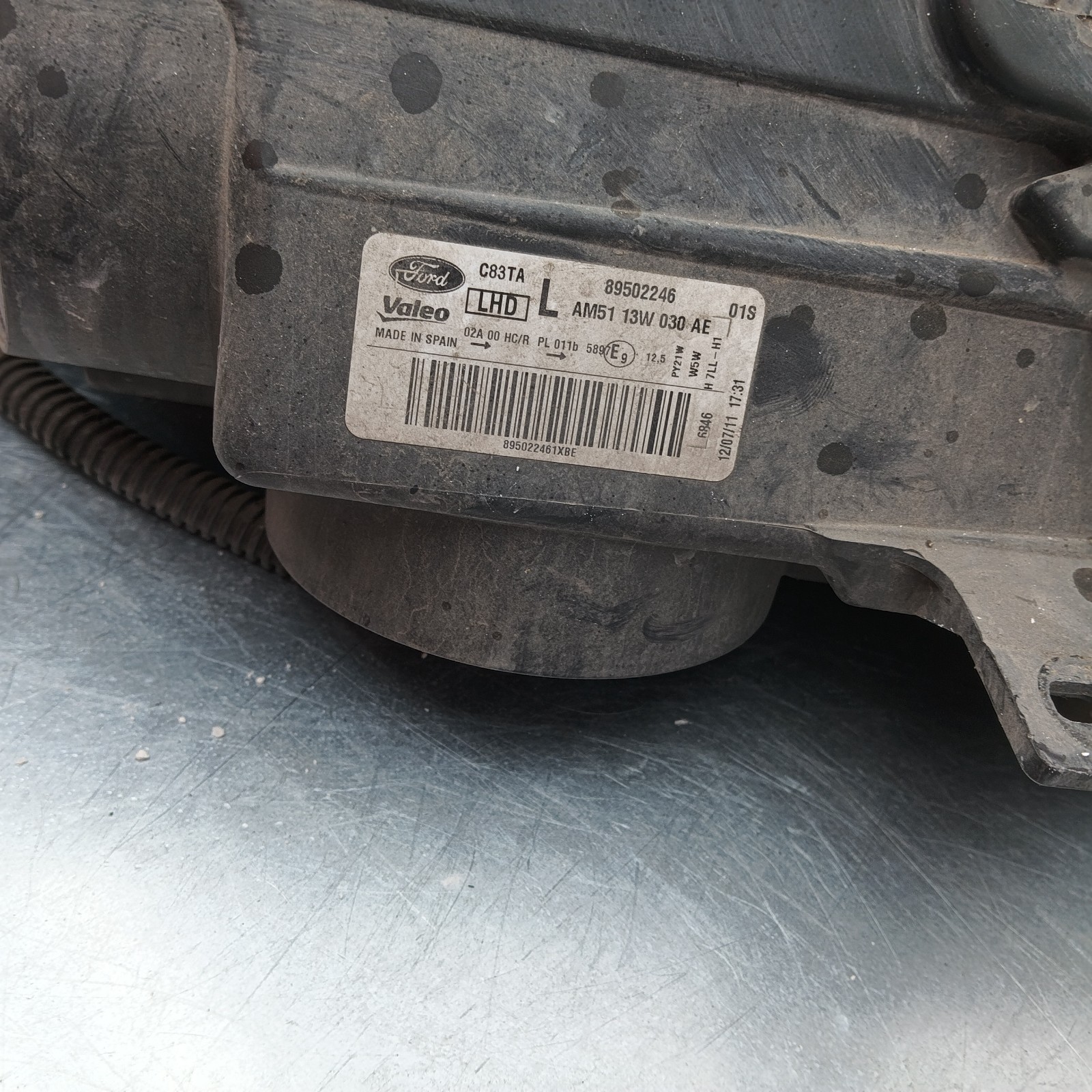 Pomili Fanaleria faro anteriore Ford C-Max II AM51-13W030-AF sinistro usato
