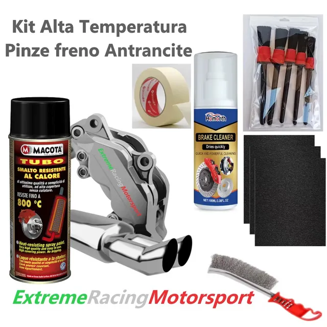 Xtreme Racing Decorazioni Auto e Adesivi ERM Pro kit vernice pinze freno antracite