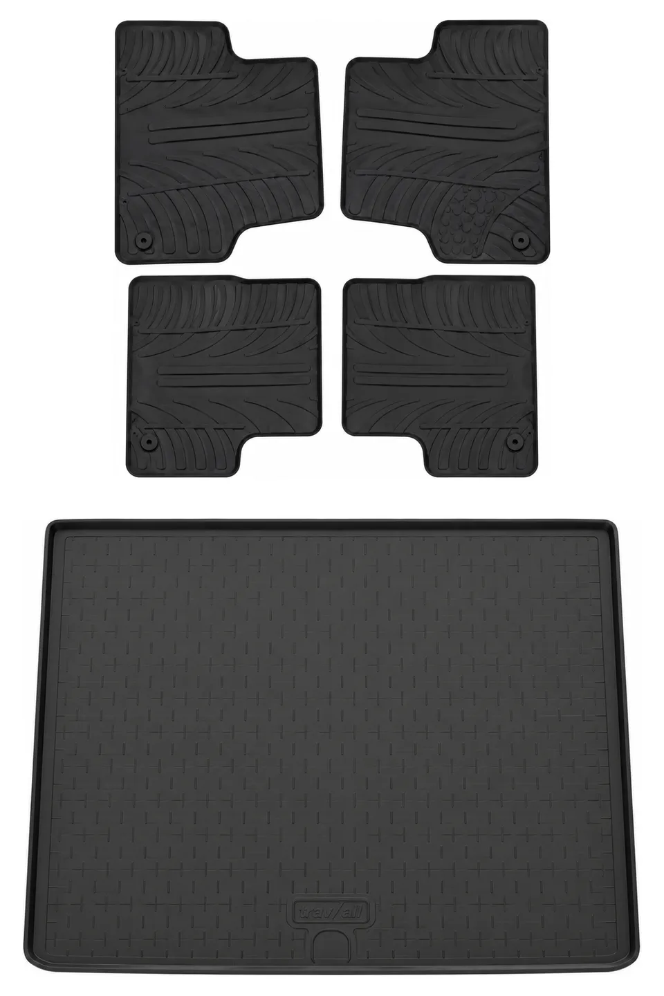 Travall Bundles Vauxhall Astra tappetini e vasca baule in gomma 2010-2015