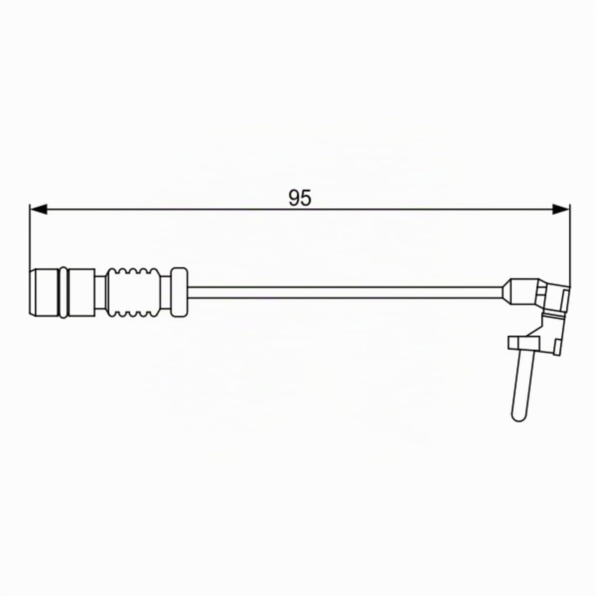Bosch HCP Sensori 1987474901 sensore usura pastiglie freno
