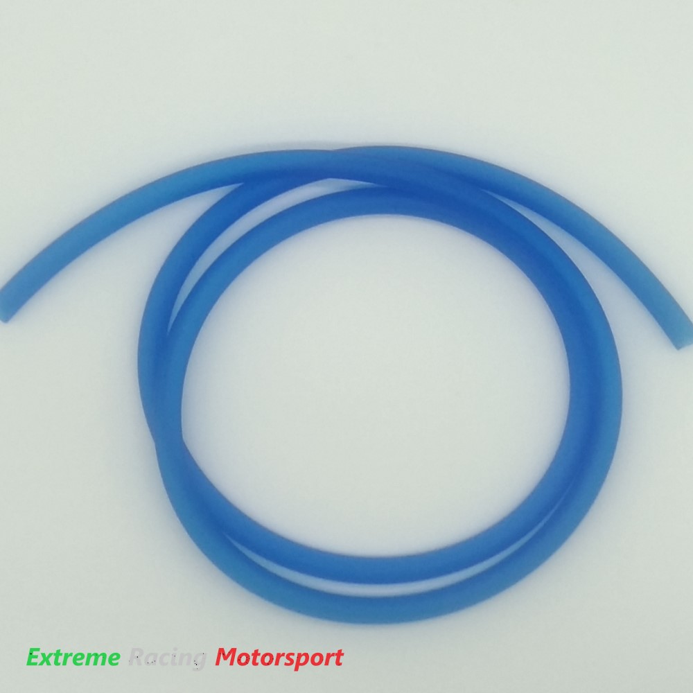 Xtreme Racing Impianto Carburante e Regolatori di Pressione Tubo Siliconico Carburante 5x7 mm Blu Clear 1 metro