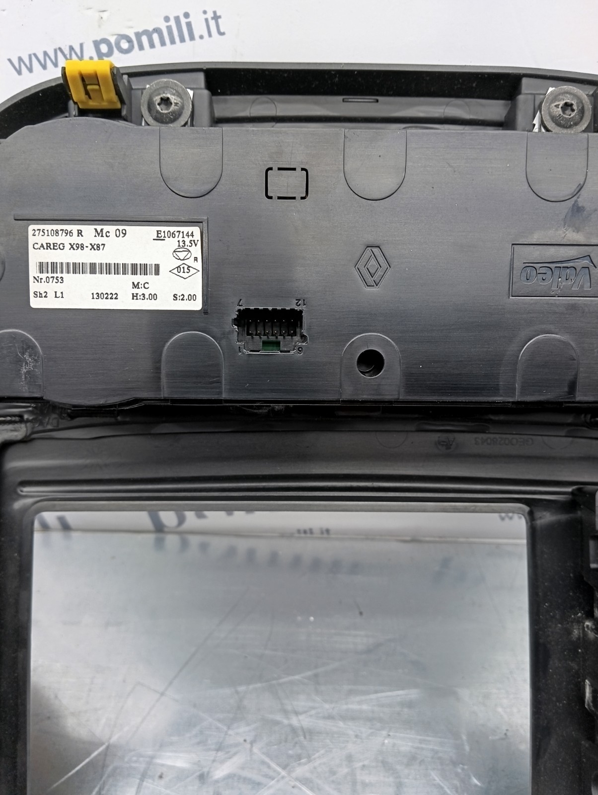 Pomili Climatizzazione Renault Captur I pannello comandi clima usato