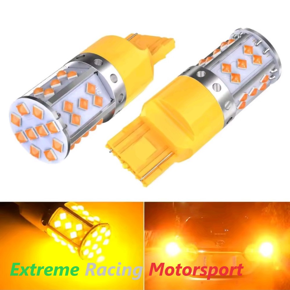 Xtreme Racing Lampadine LED ERM T20 7440 35 CPS LED lampadine frecce arancioni 2 pezzi