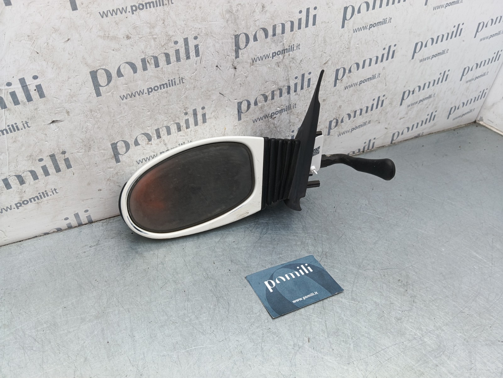 Pomili Cristalli Fiat 600 specchietto sinistro usato OEM 021073