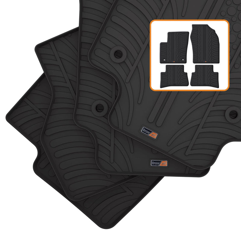 Travall Car Mats Toyota C-HR tappetini in gomma 2016-2023