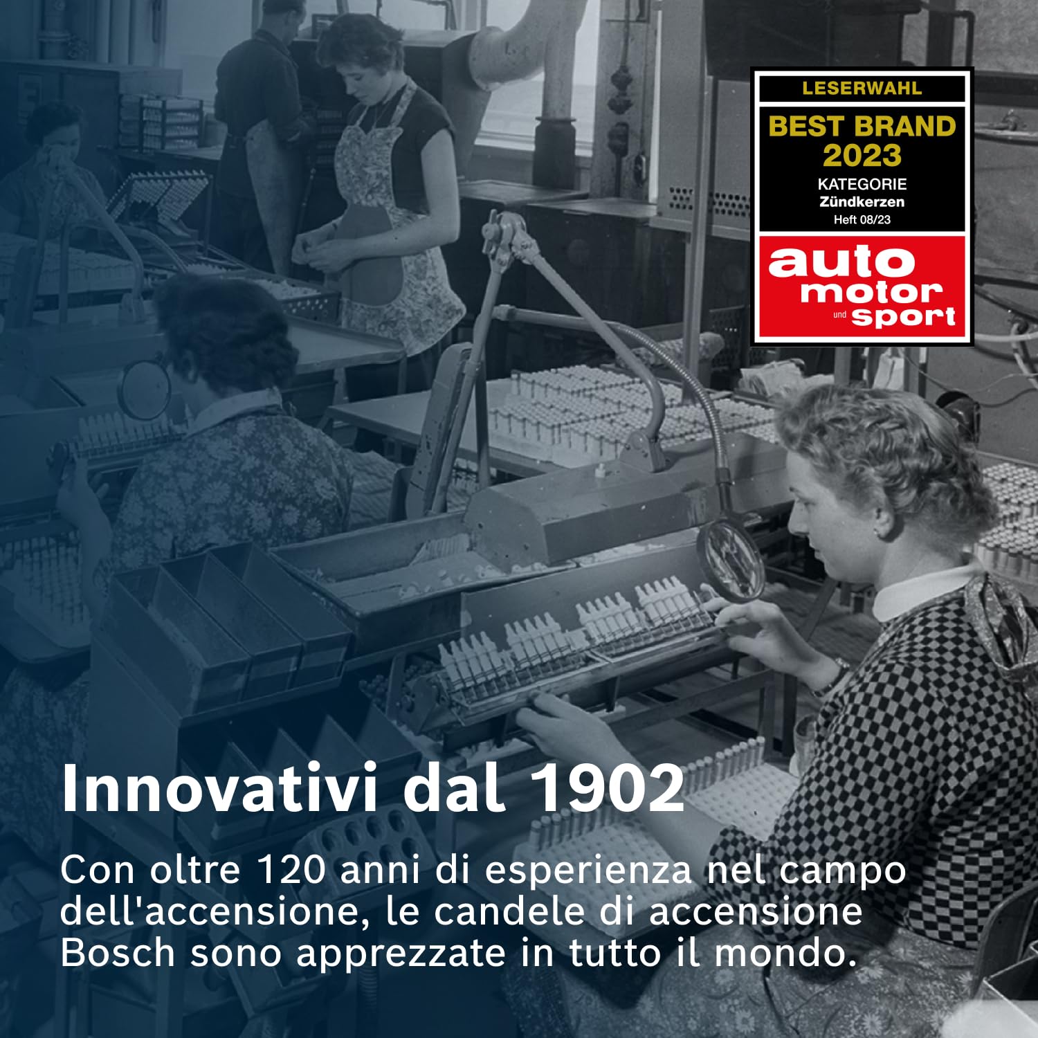 Bosch Candele di accensione ZR7SI332S N48 candele doppio iridio set 4