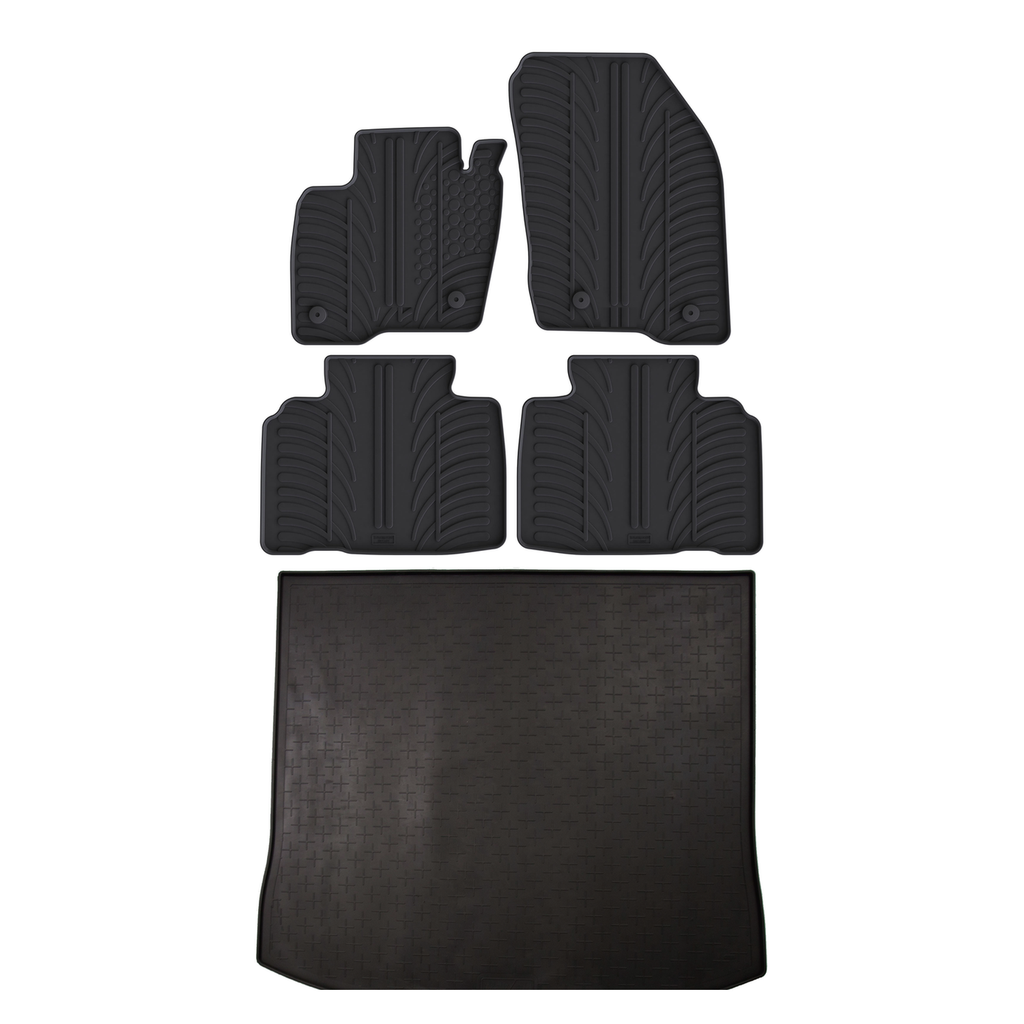 Travall Bundles Ford Edge Tappetini e vasca baule in gomma 2014-2021