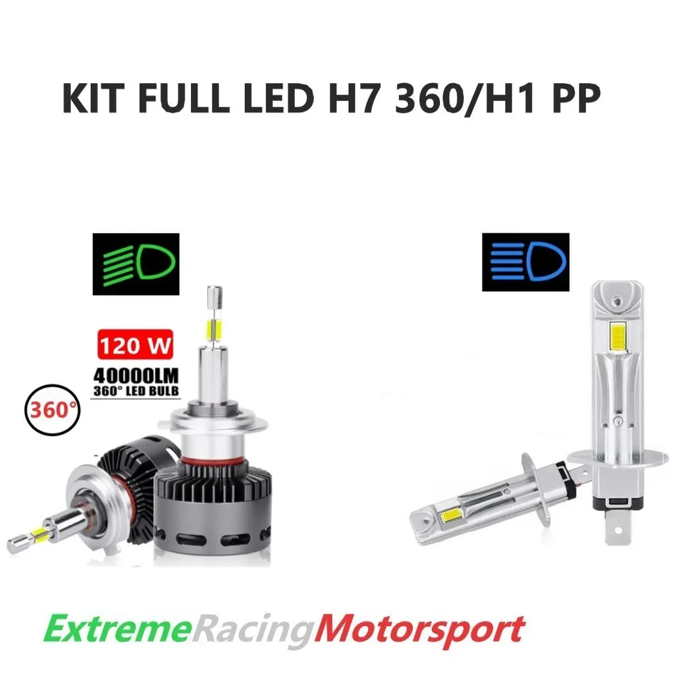 Xtreme Racing Kit Illuminazione LED FULL LED H7 360° 40K/H1 PP