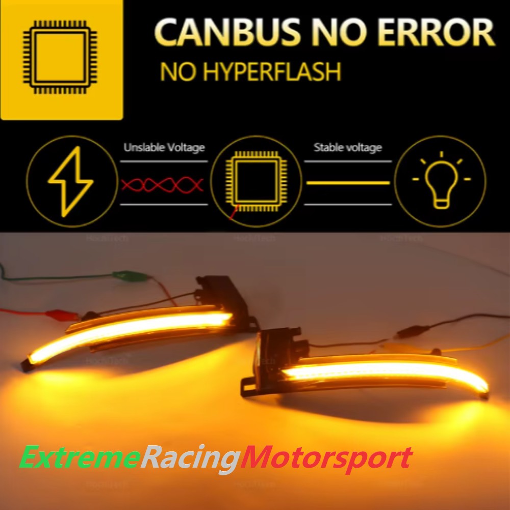 Xtreme Racing Indicatori di Direzione LED Audi A3 8P Restyling 08-10 frecce dinamiche fumé coppia