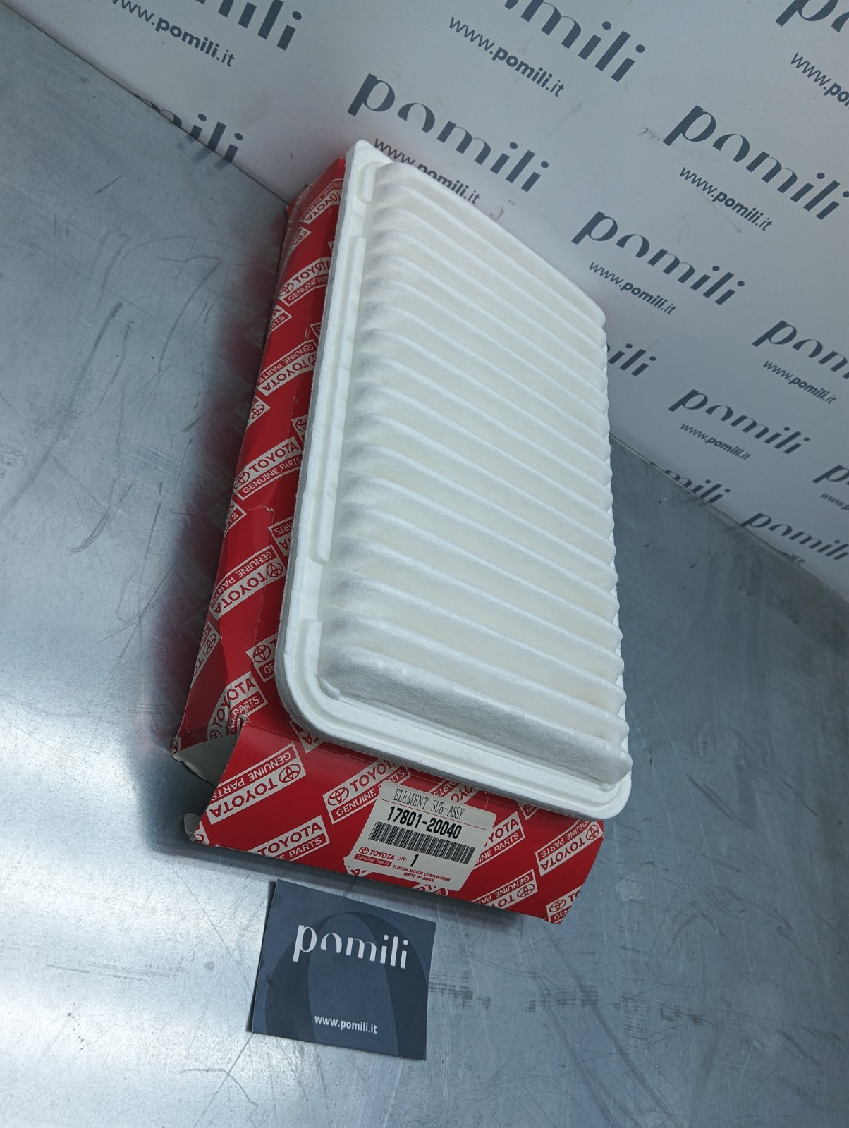 Pomili Alimentazione e scarico Toyota filtro aria motore OEM 17801-20040 usato