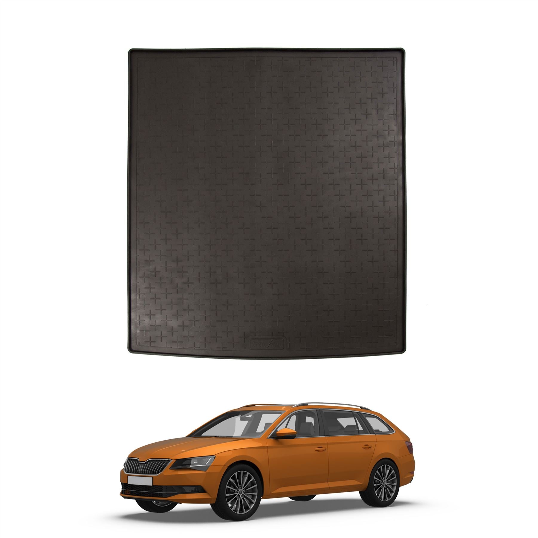 Travall Trunk Liners Skoda Superb 2015-2024 vasca baule in gomma resistente
