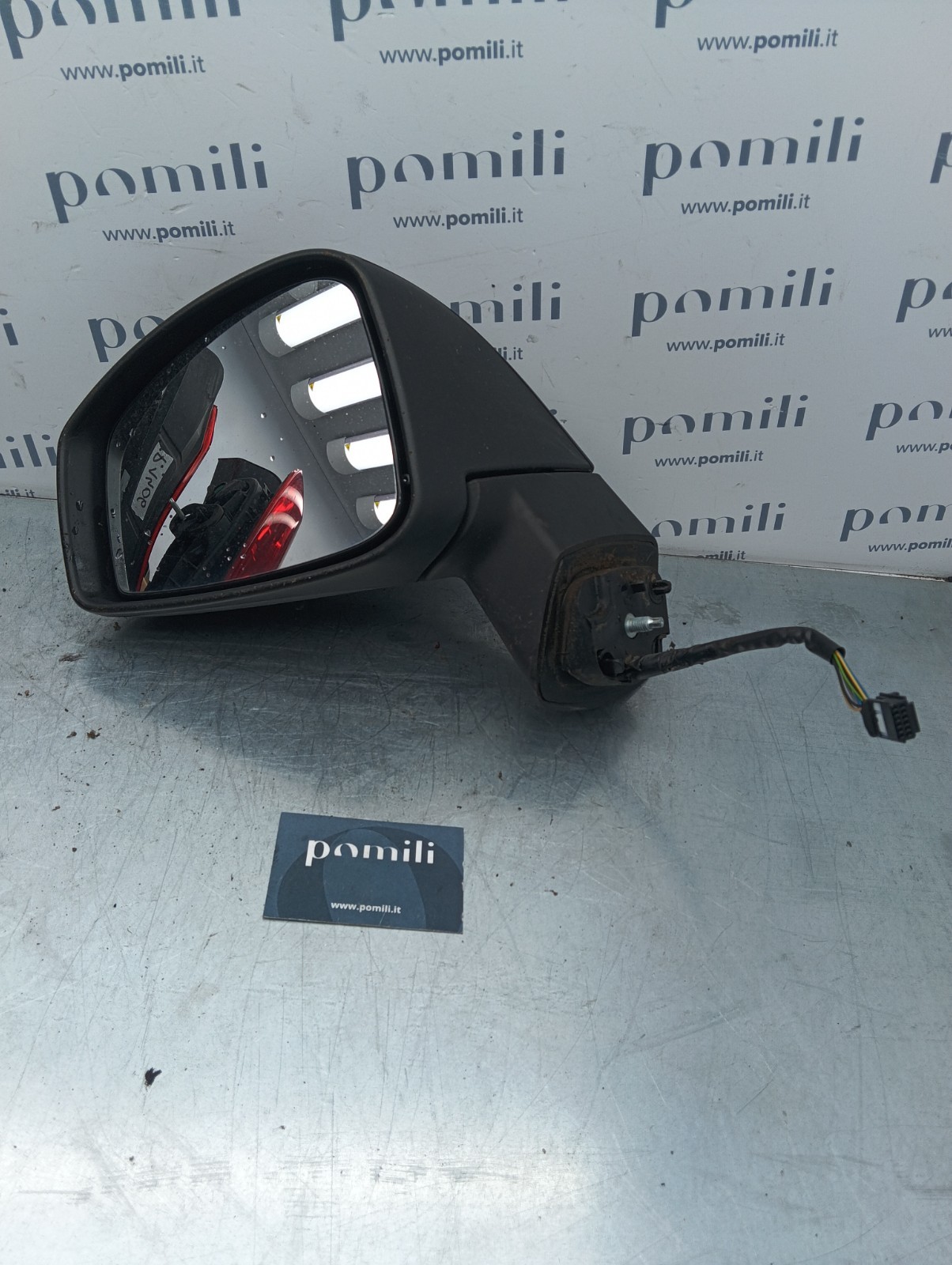 Pomili Cristalli specchio retrovisore sinistro A057273 usato 10 pin