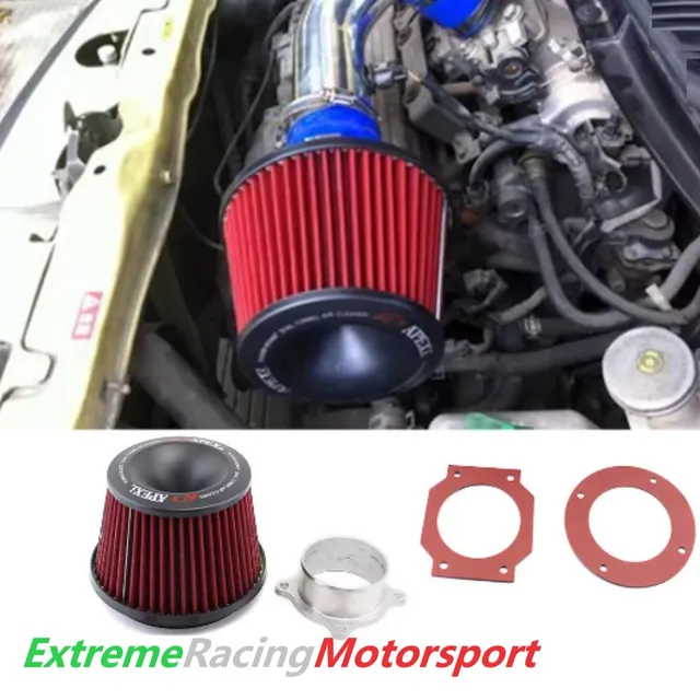 Xtreme Racing Filtri Aria filtro aspirazione diretta 76 mm a cono rosso