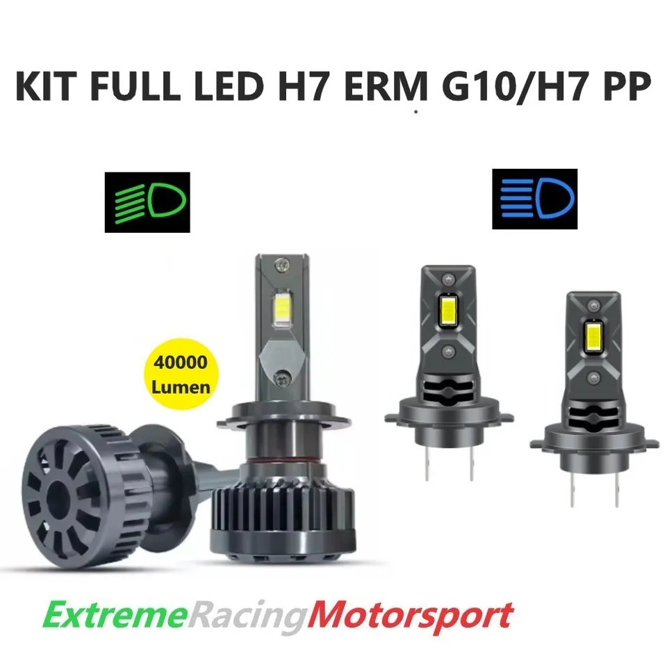Xtreme Racing Kit Illuminazione LED Kit Lampade FULL LED H7 G10/H7 PP anabbaglianti abbaglianti 6000K