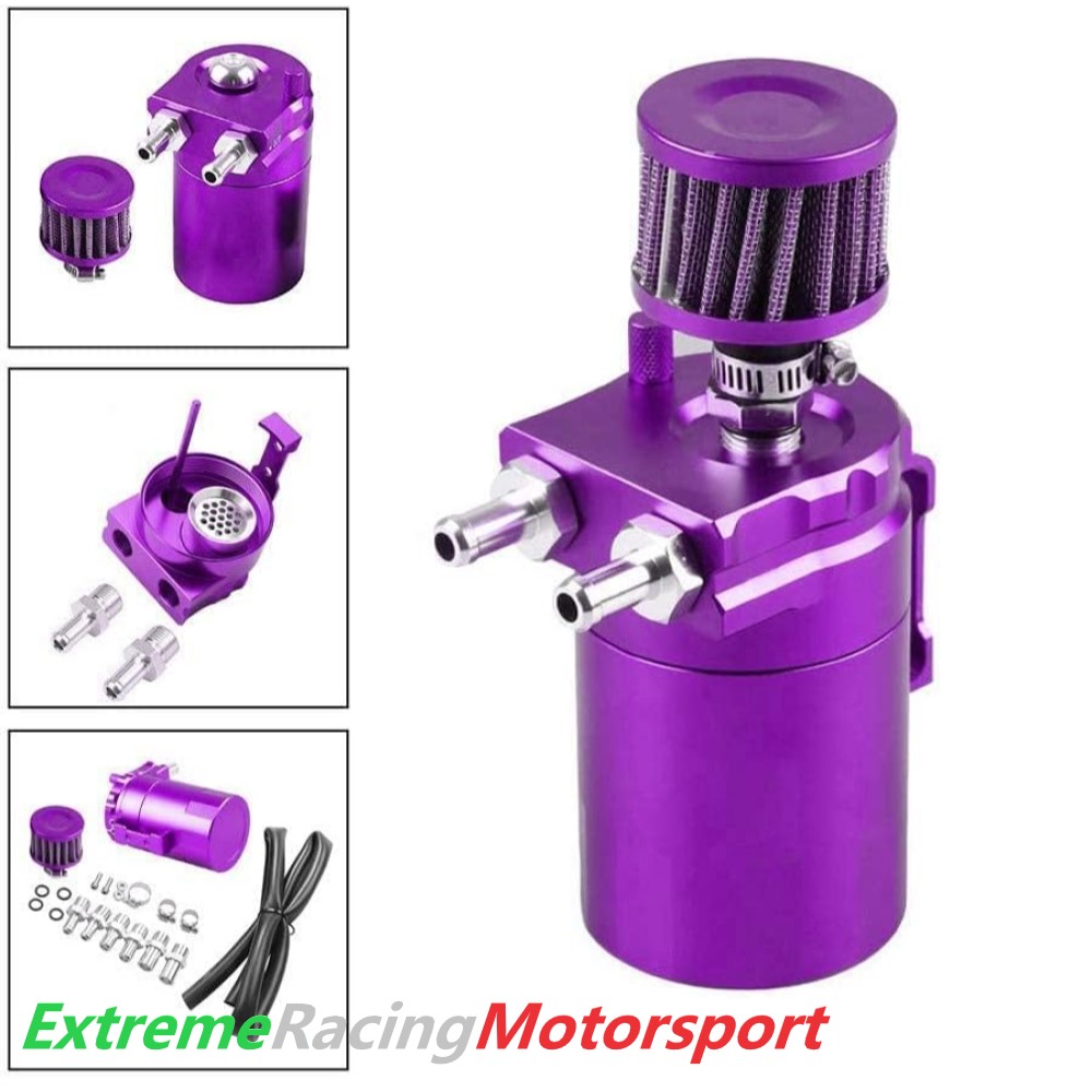 Xtreme Racing Filtri Olio e Carburante RVO Purple serbatoio recupero vapori olio alluminio