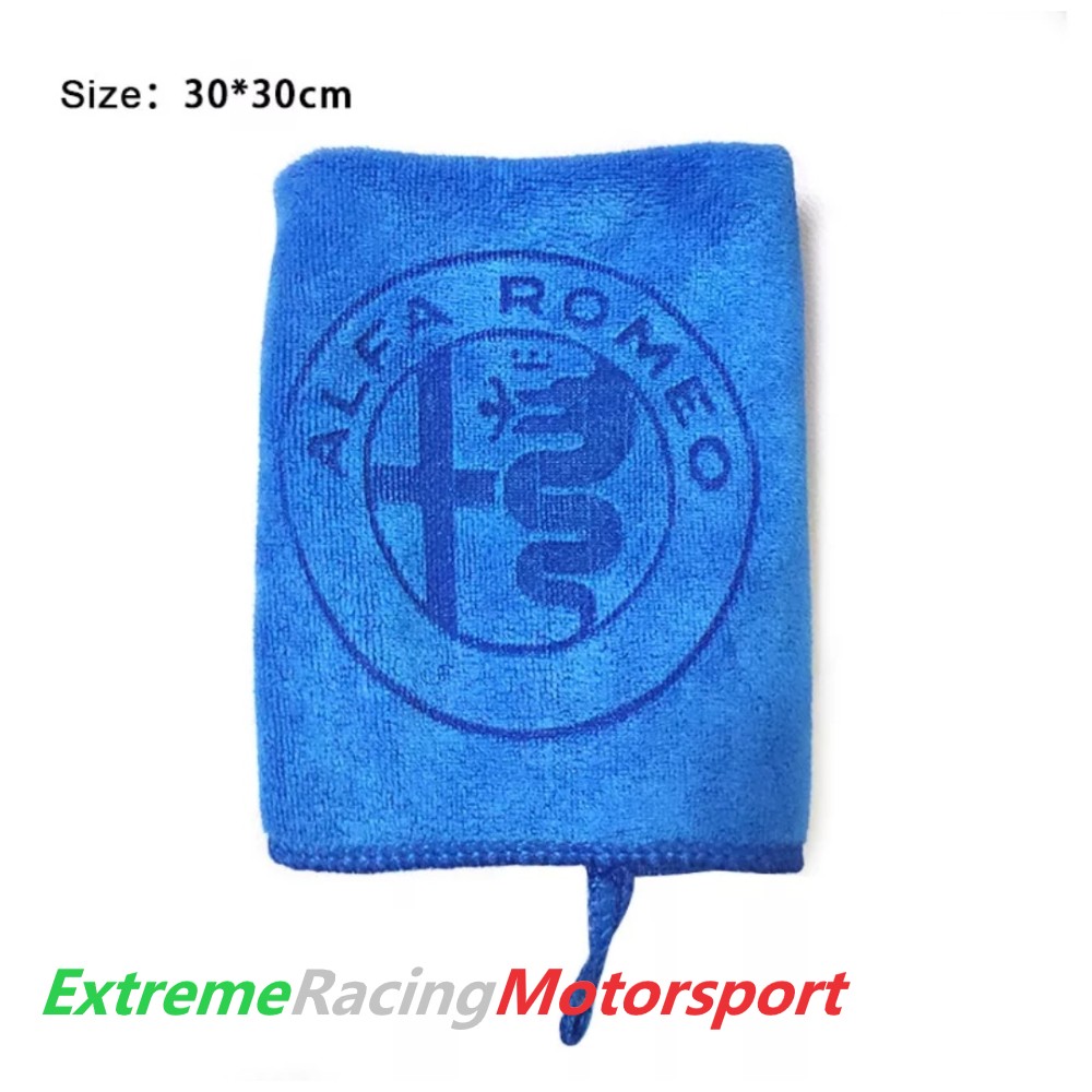 Xtreme Racing Decorazioni Auto e Adesivi Panno in microfibra Alfa Romeo blu 30x30 cm