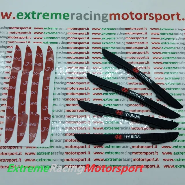 Xtreme Racing Kit Protezione Sportelli Hyundai Kit Protezione Sportelli antiurto gomma nera