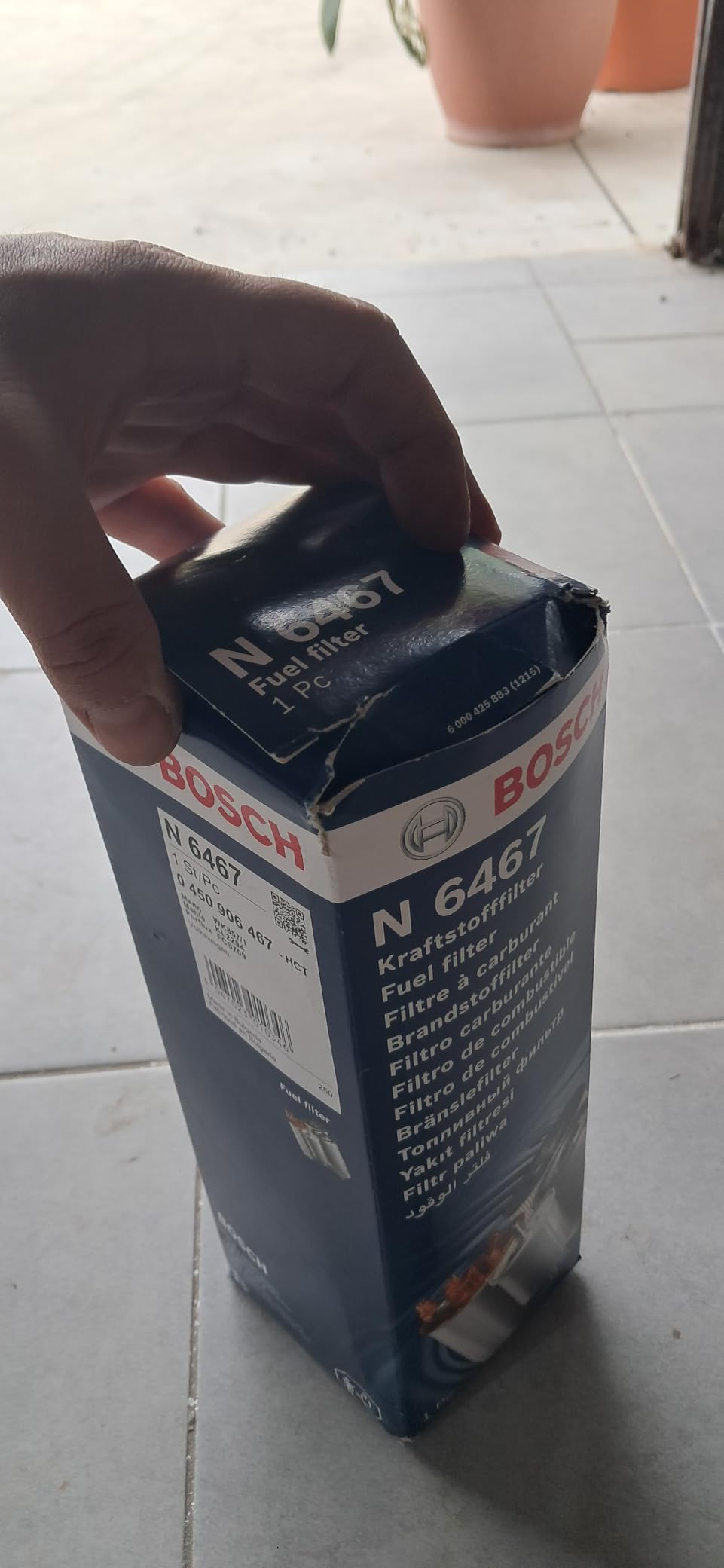 Bosch HCP Filtri 0450906467 filtro carburante diesel in linea
