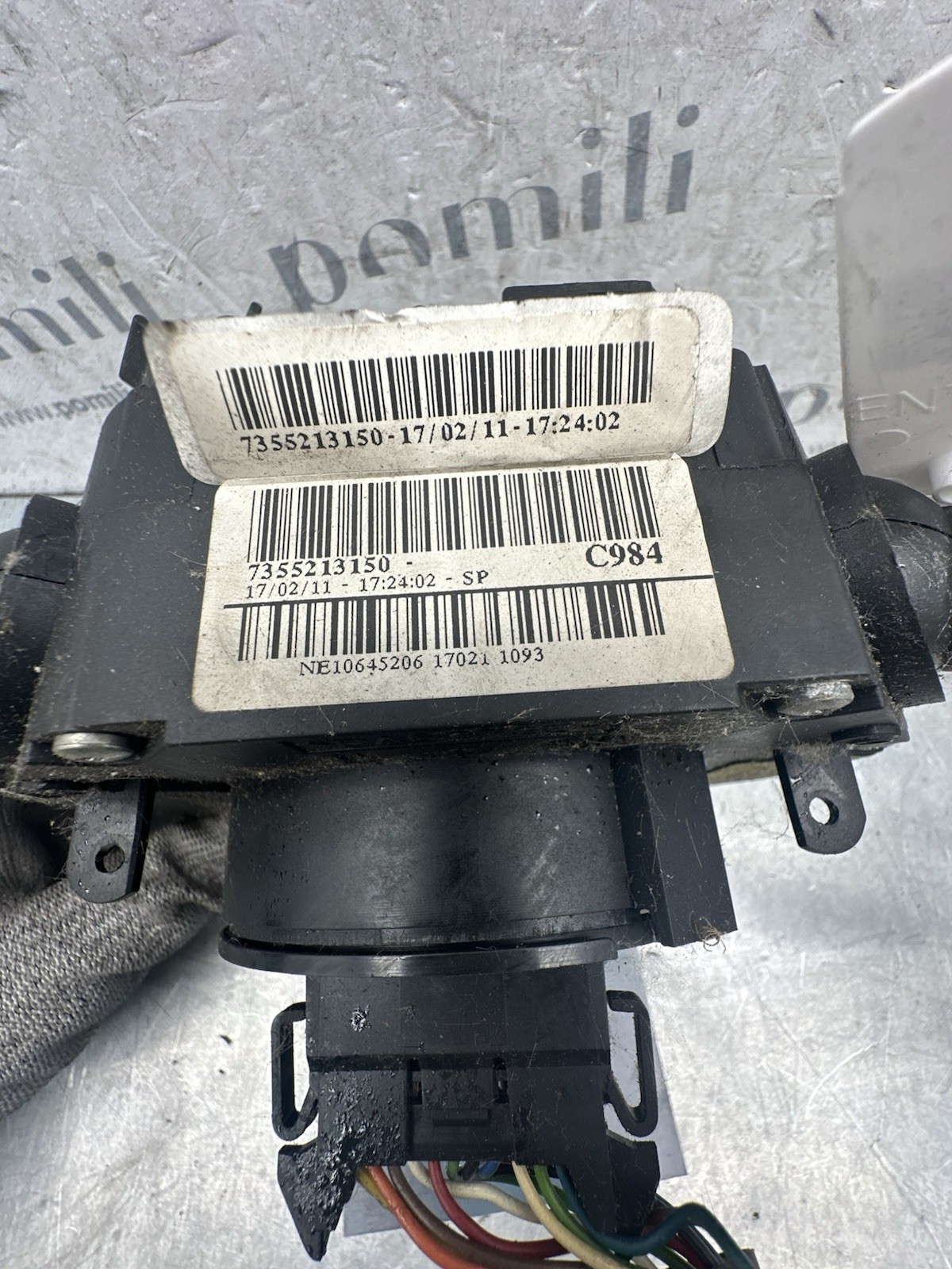 Pomili Dispositivi di sicurezza Devioluci spirale airbag Fiat Grande Punto 7355213150 usato