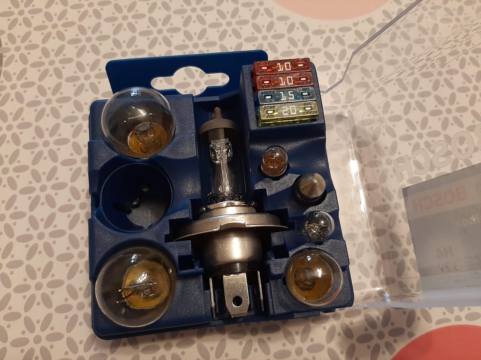 Bosch HCP Lampadine e illuminazione H4 Maxibox kit lampadine auto 12 V emergenza