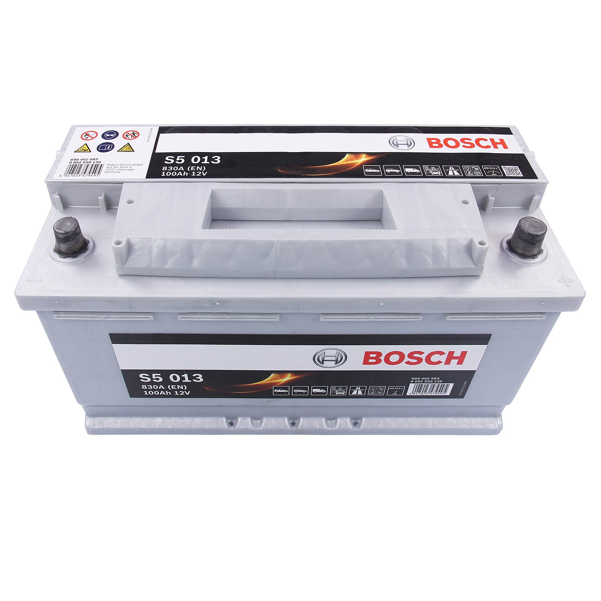 Bosch Batterie S5013 batteria auto 100 Ah 830 A senza Start/Stop