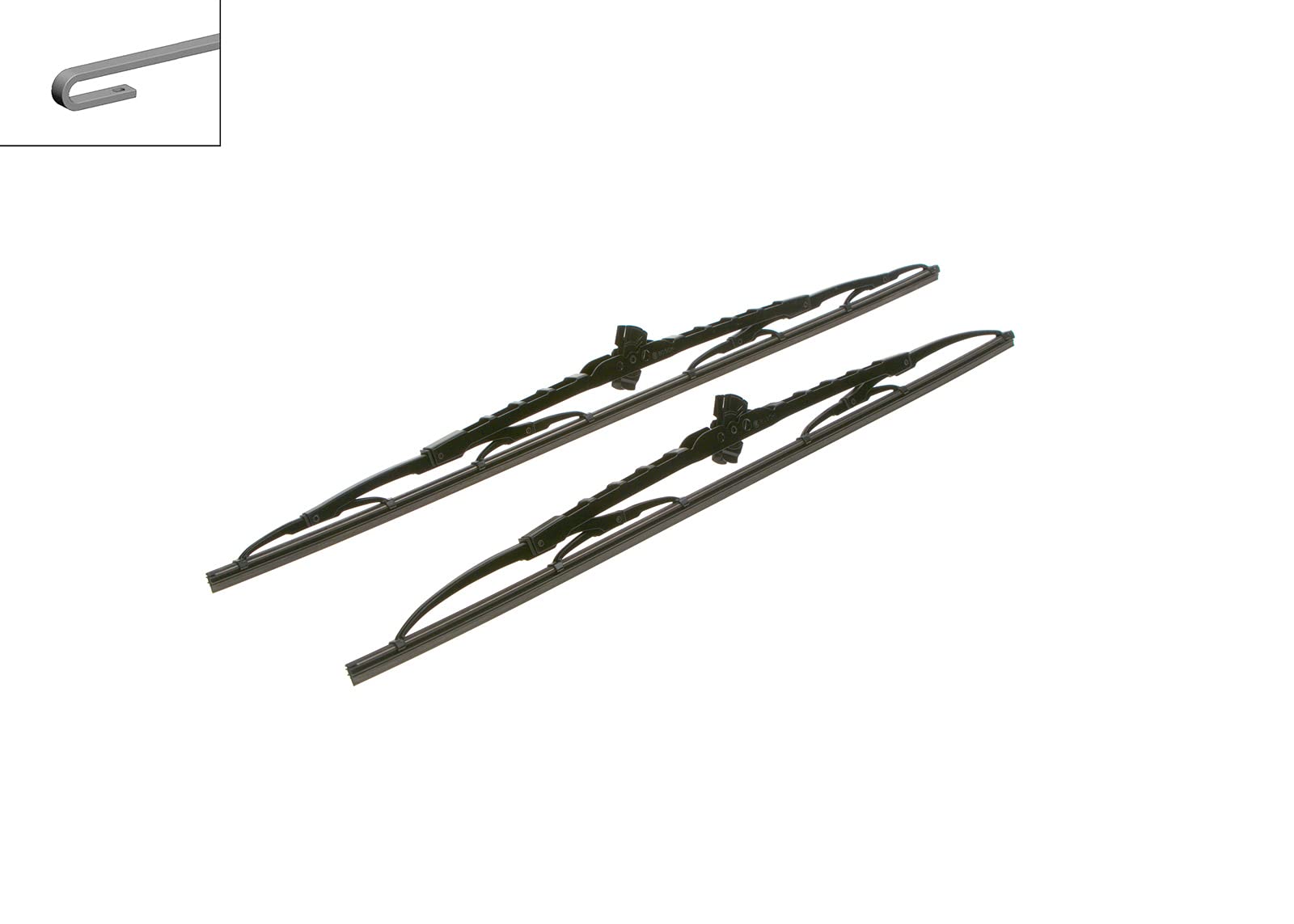 Bosch Spazzole tergicristallo 3397118307 Twin 608 set 2 pezzi anteriori
