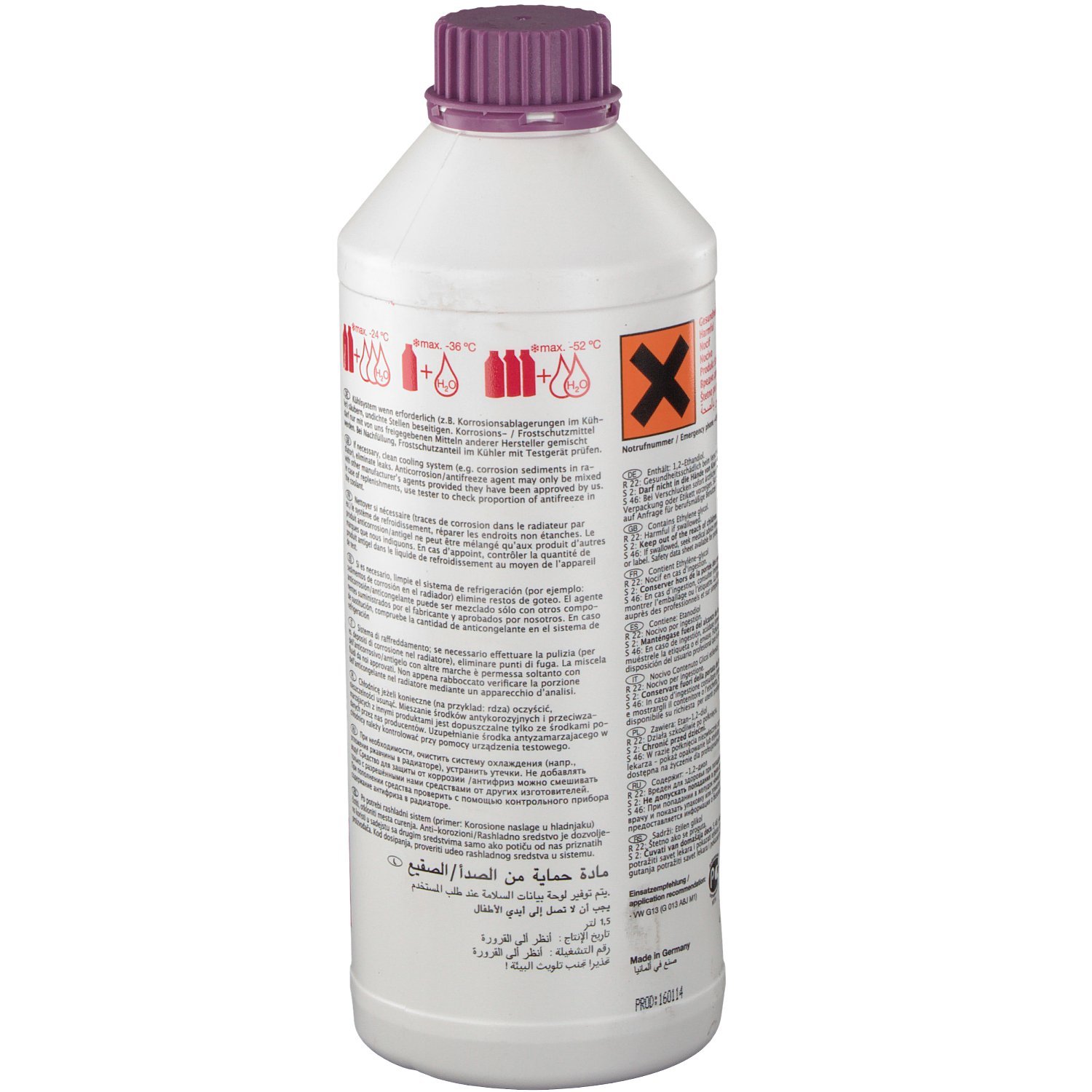 Bilstein Fluidi 38200 antigelo G13 1,5 l concentrato viola