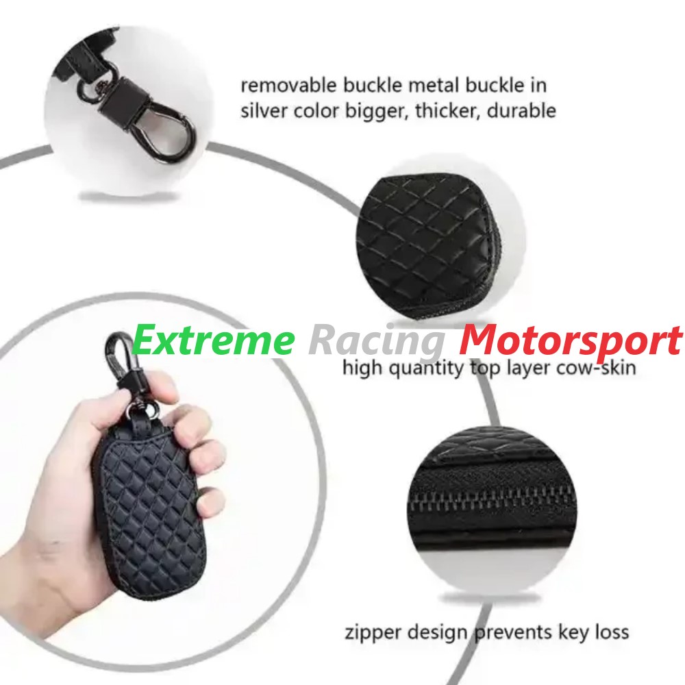Xtreme Racing Decorazioni Auto e Adesivi Typ 4 portachiavi nero/marrone in poliuretano