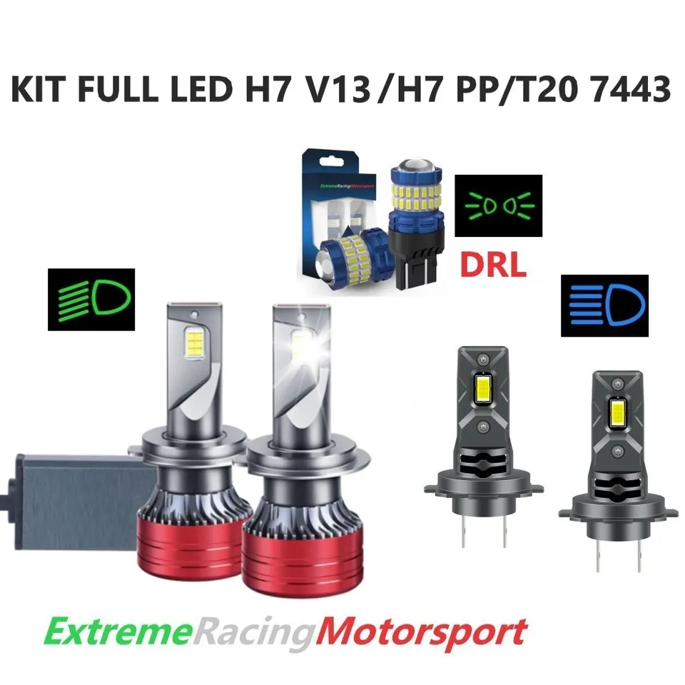 Xtreme Racing Kit Illuminazione LED T20 H7 V13 H7 PP Full LED