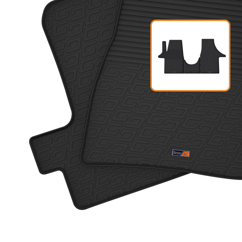 Travall Car Mats VW Transporter 2009-2015 tappetini in gomma