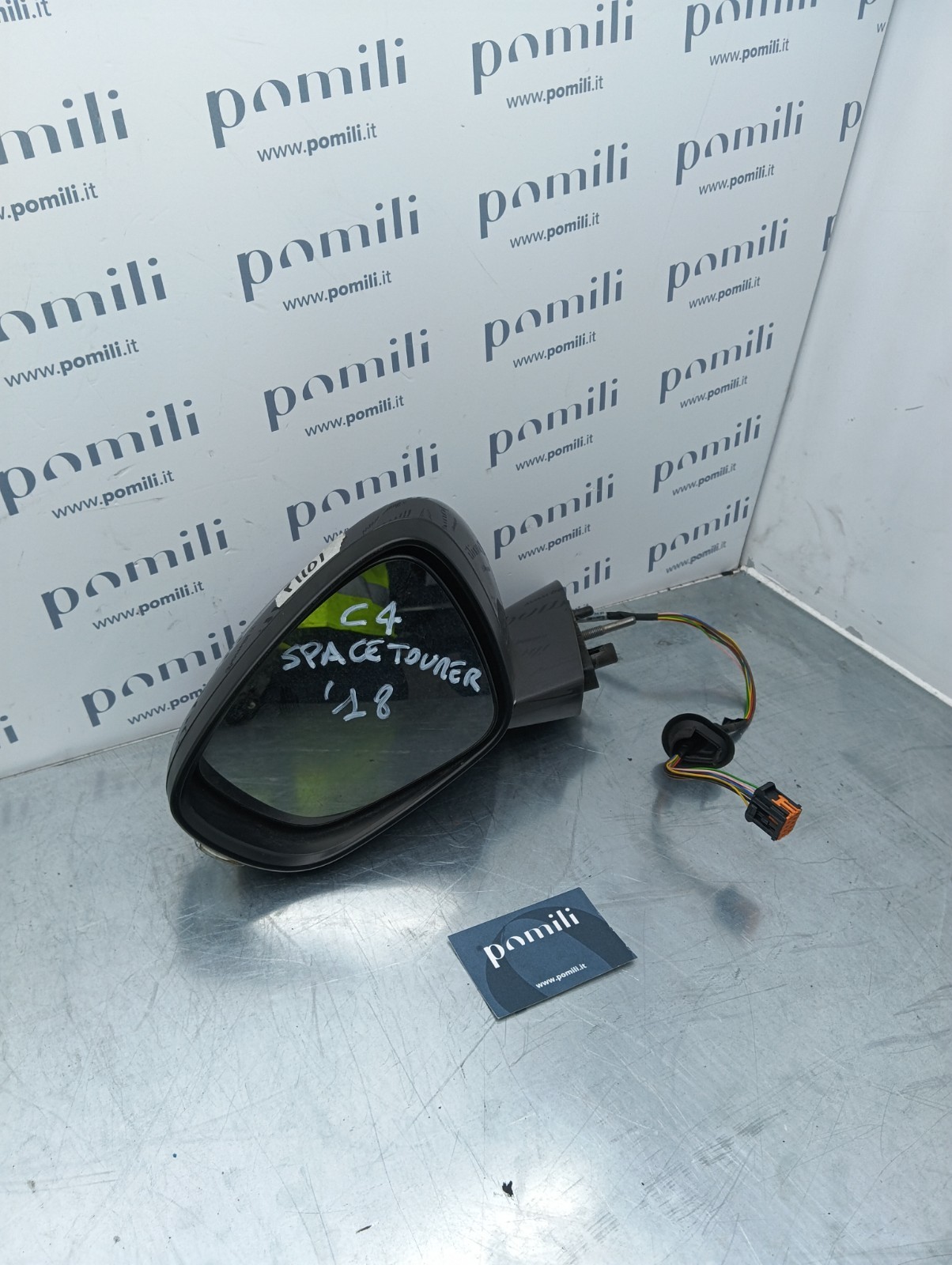 Pomili Cristalli Citroën C4 specchietto retrovisore sinistro 10 pin usato