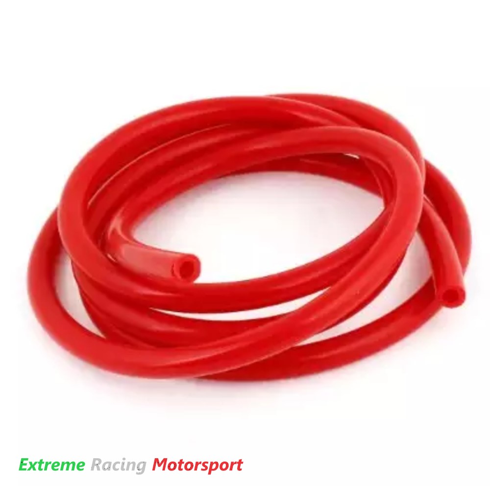 Xtreme Racing Impianto Carburante Tubo Siliconico Diam. int. 6 mm ROSSO 1 metro