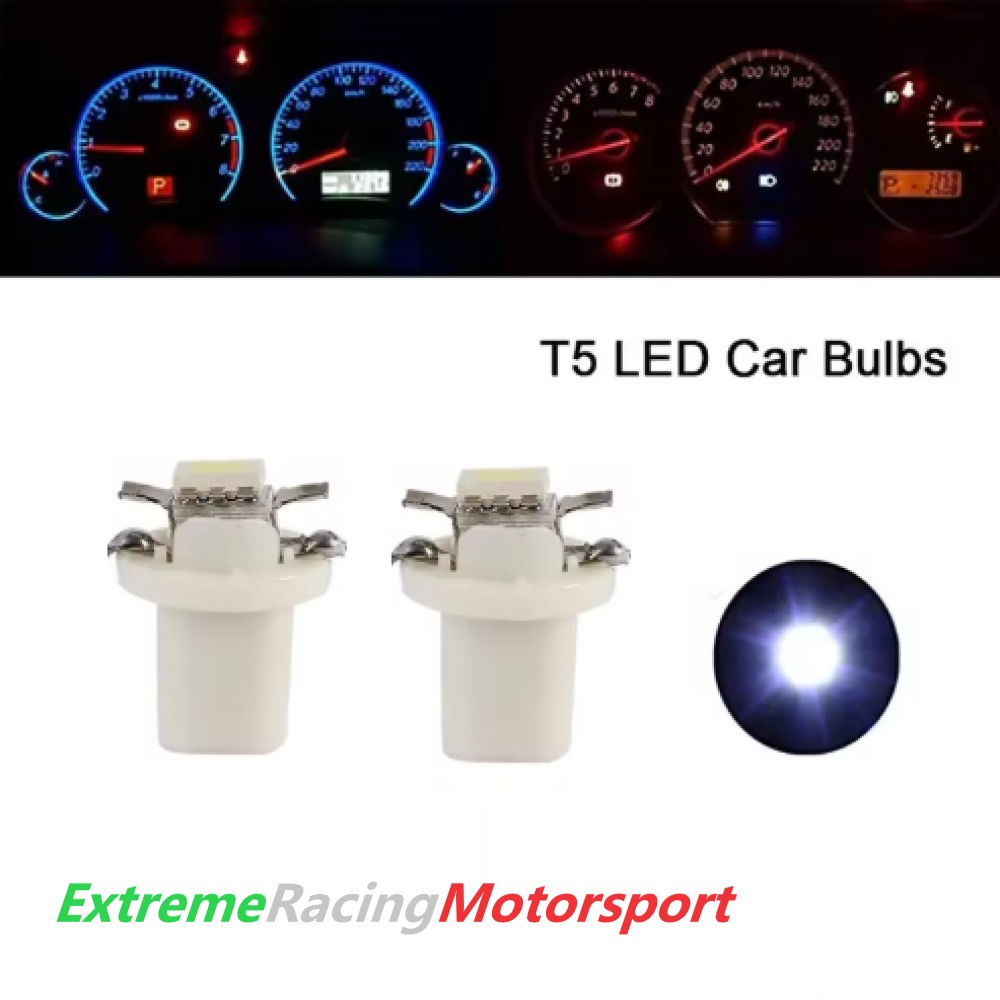 Xtreme Racing Lampadine LED Lampadine Led Strumentazione ERM T5w Bianche coppia
