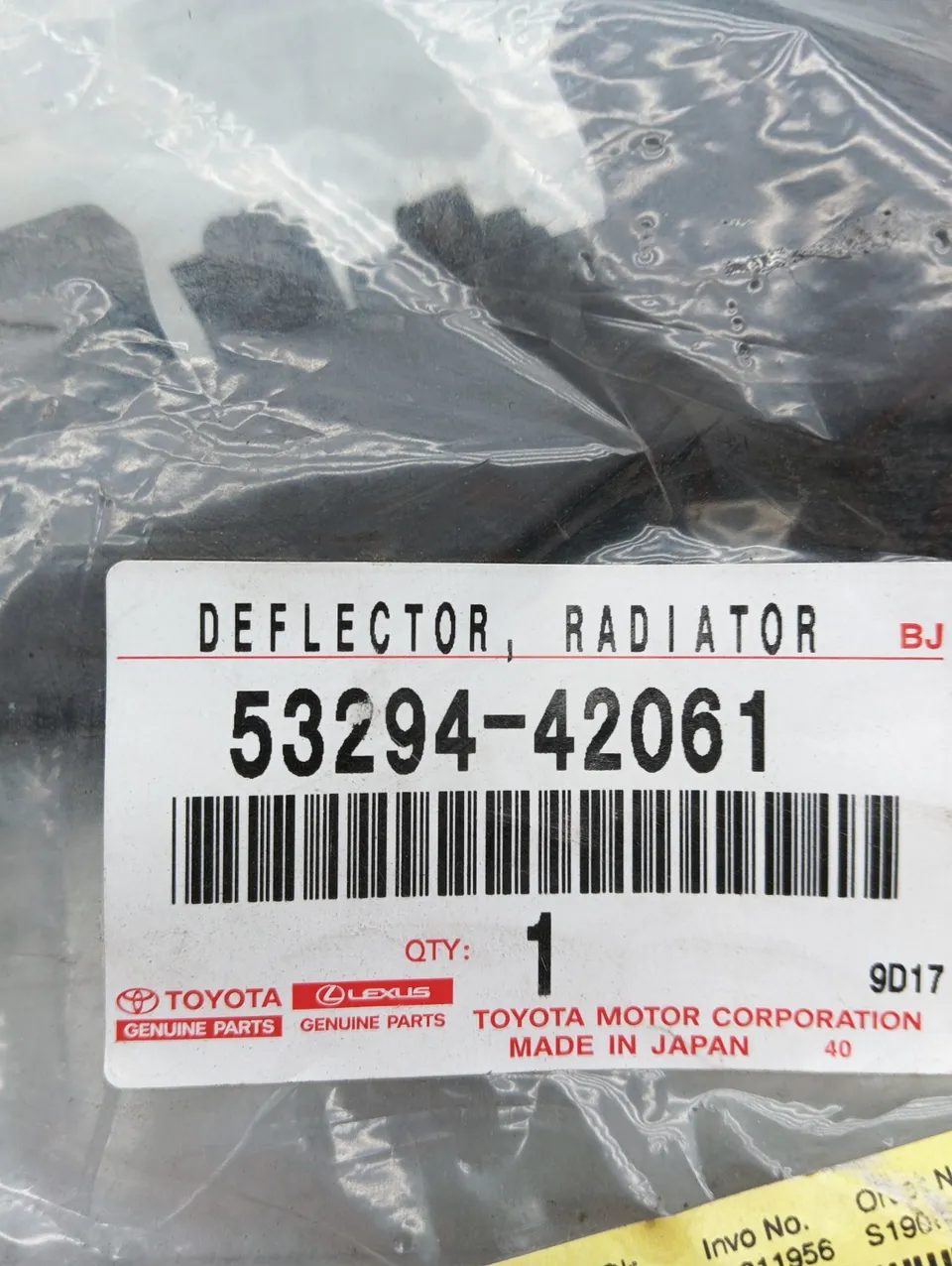 Pomili Motore e cambio con supporti RAV4 53294-42061 deflettore radiatore nuovo