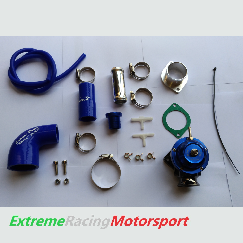 Xtreme Racing Impianto Carburante Valvola Pop Off ERM RS Blue Abarth 500 blu