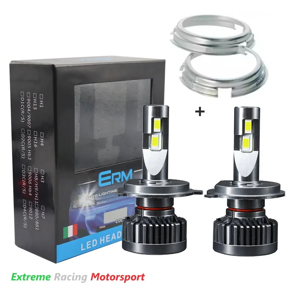 Xtreme Racing Lampadine LED ERM H5 R2 G10 40K H5 R2 coppia 6000K CANBUS