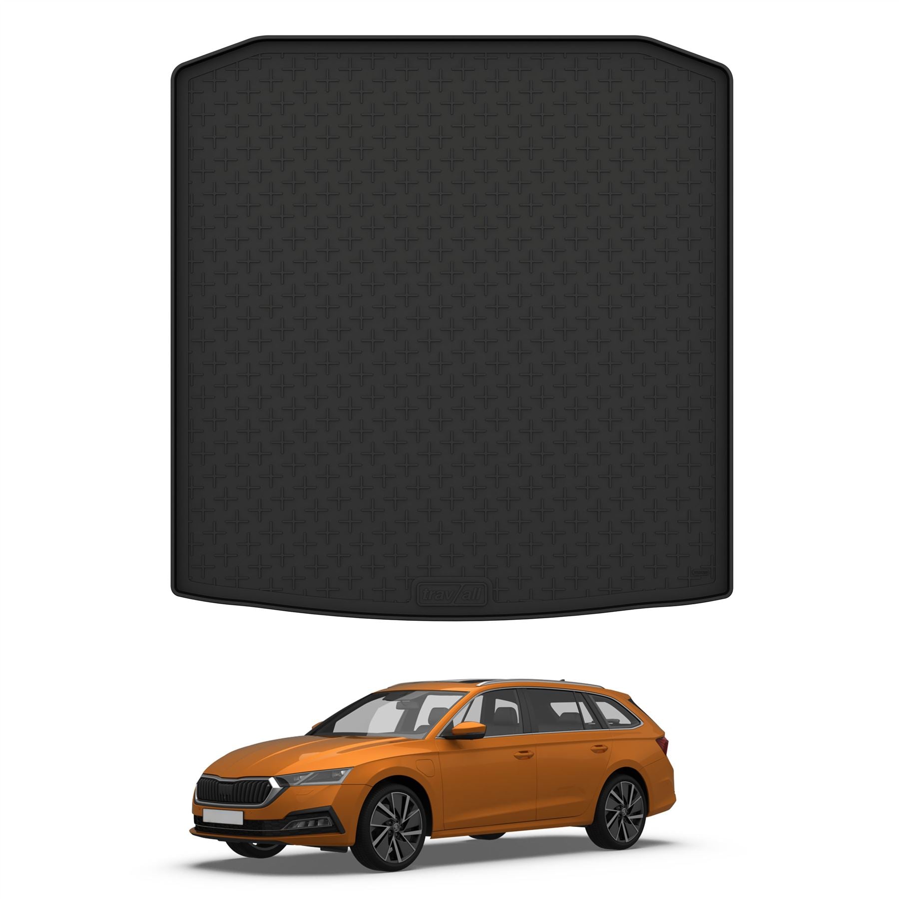 Travall Trunk Liners Skoda Octavia (2020-) vasca bagagliaio in gomma