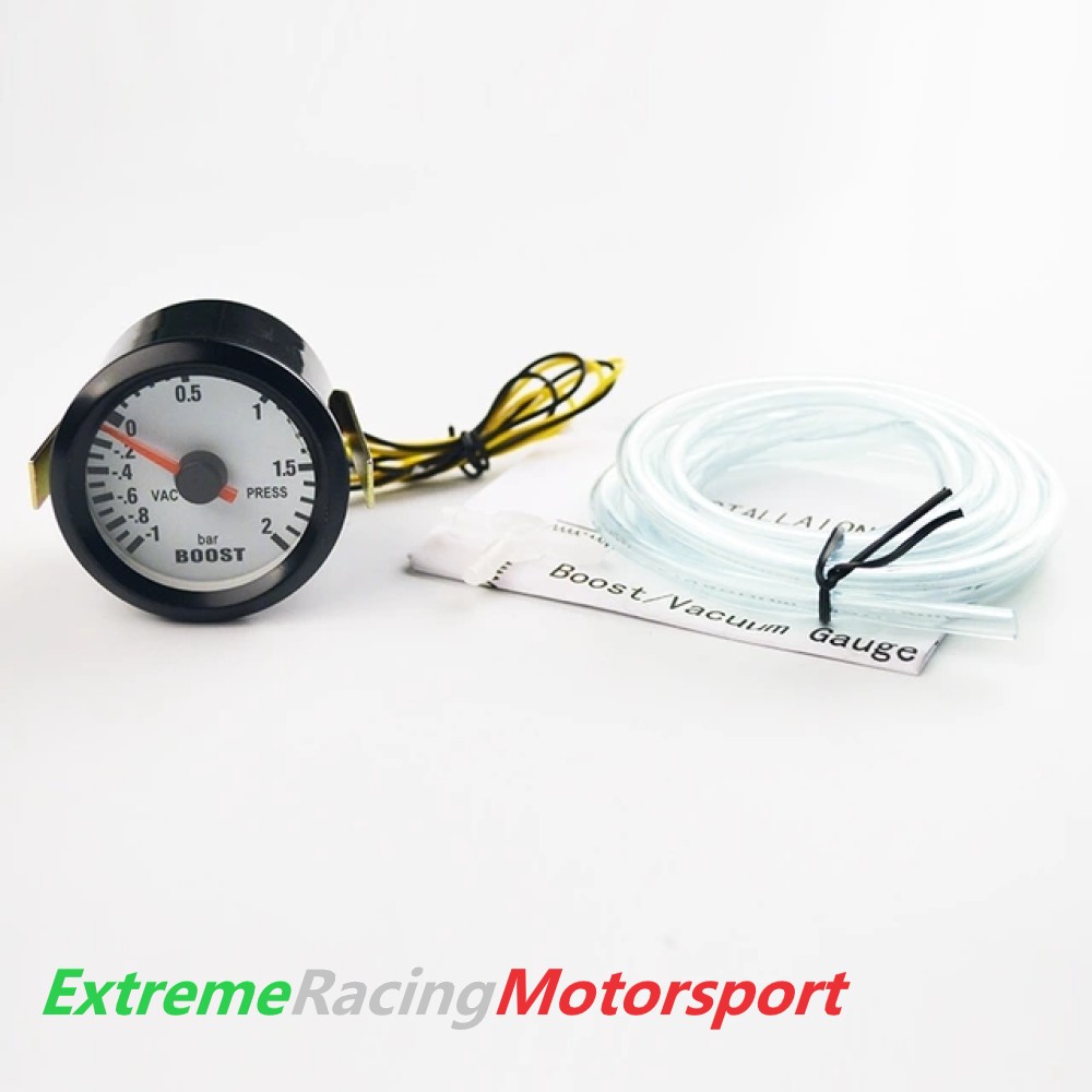Xtreme Racing Impianto Carburante Strumento Pressione Turbo Boost manometro -1/+2 bar