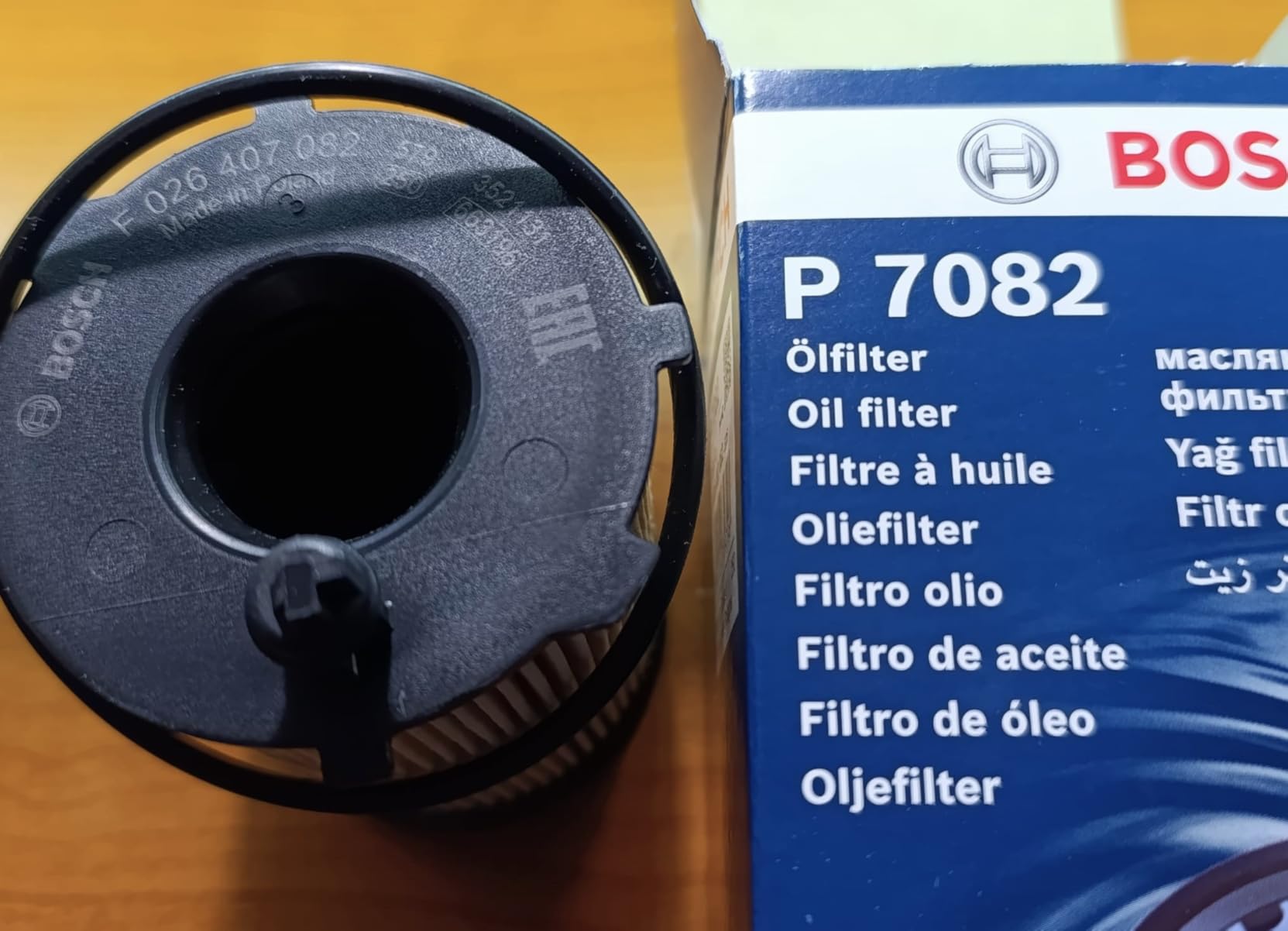 Bosch Filtri F026407082 filtro olio elemento filtrante 72 mm