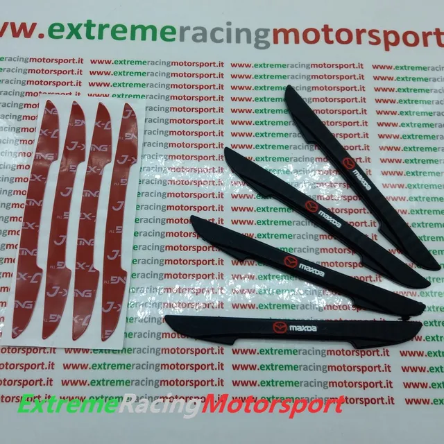 Xtreme Racing Decorazioni Auto e Adesivi Kit Protezione Sportelli Mazda antiurto gomma 4 pezzi