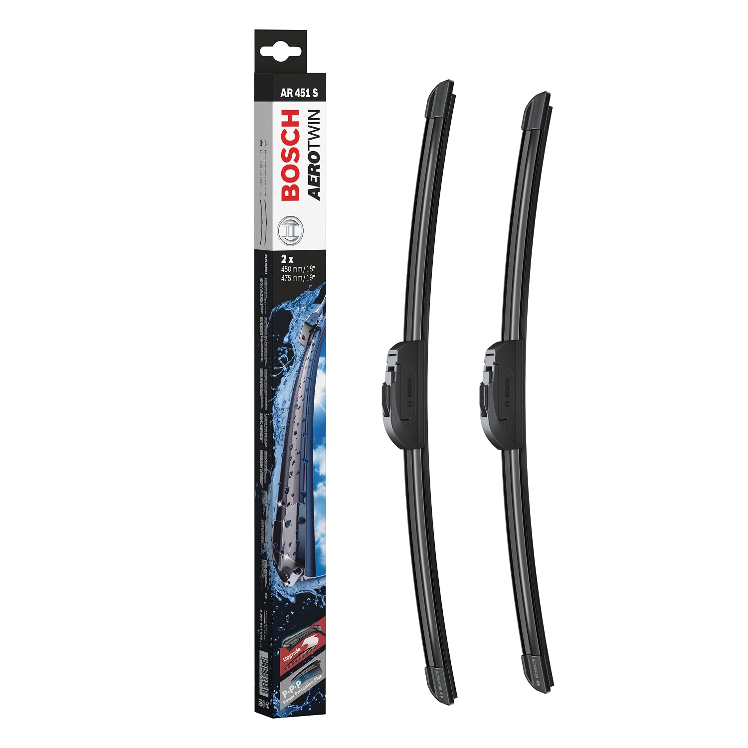 Bosch HCP Spazzole tergicristallo 3397014076 Aerotwin AR451S anteriori 2 pezzi