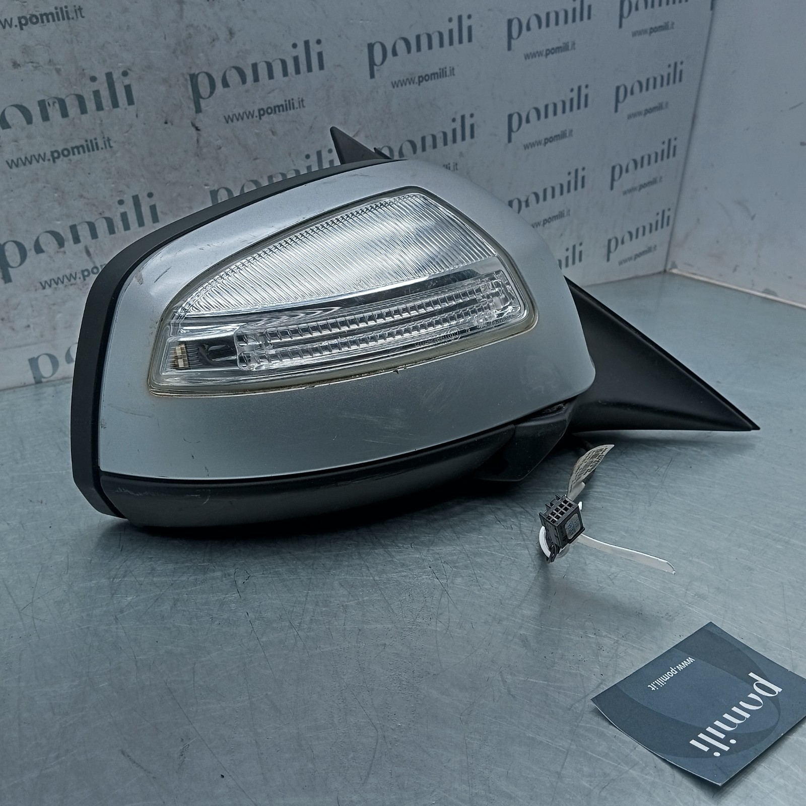Pomili Cristalli Specchietto Mercedes-Benz Classe C (W204) destro 7 pin usato