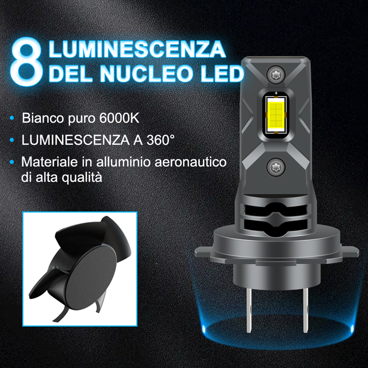 Xtreme Racing Kit Illuminazione LED H6W/H7 PP/H7 PP kit full LED 6000 K