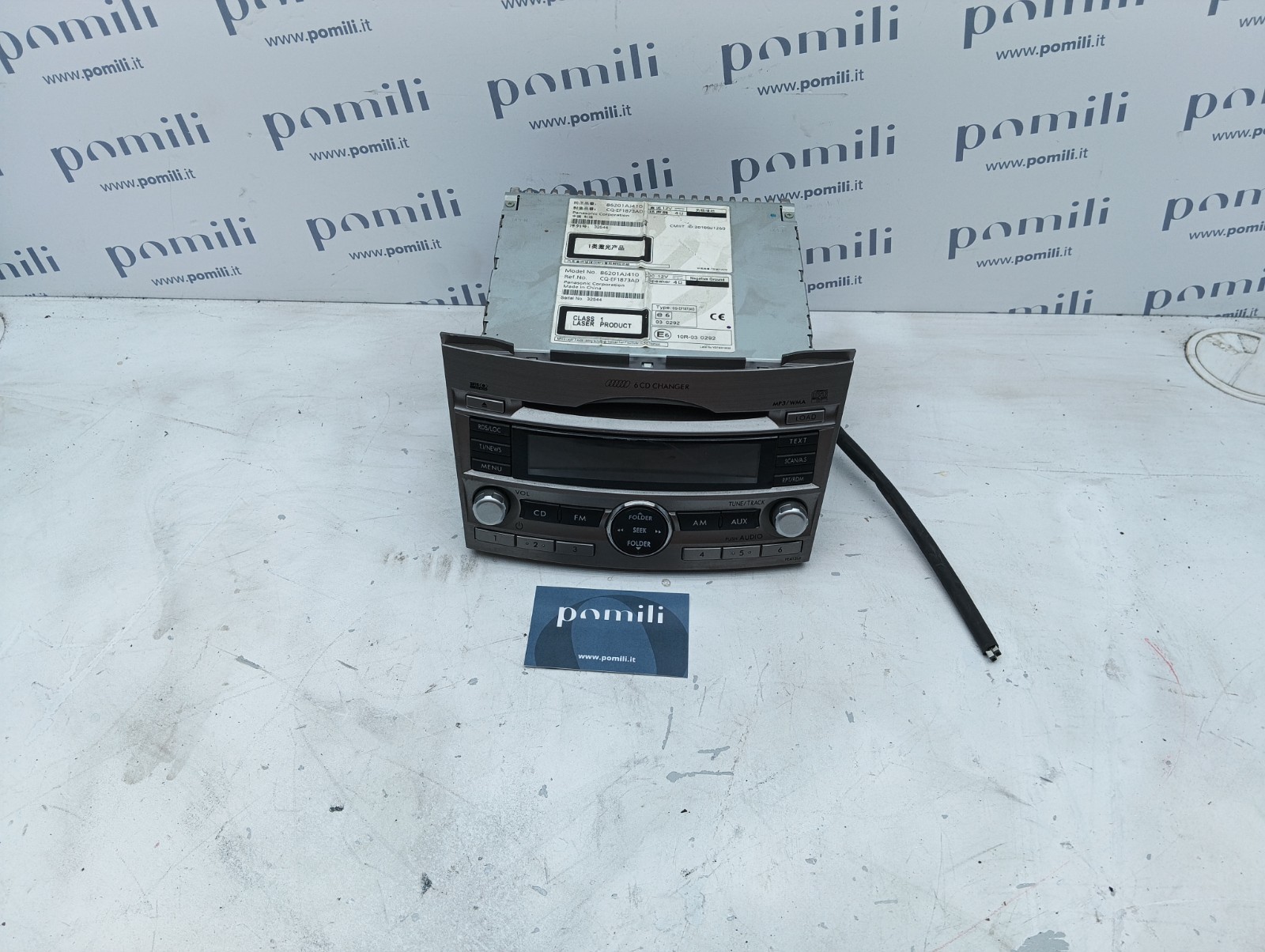 Pomili Elettronica/batteria ibride Subaru Outback 86201AJ410 autoradio usata