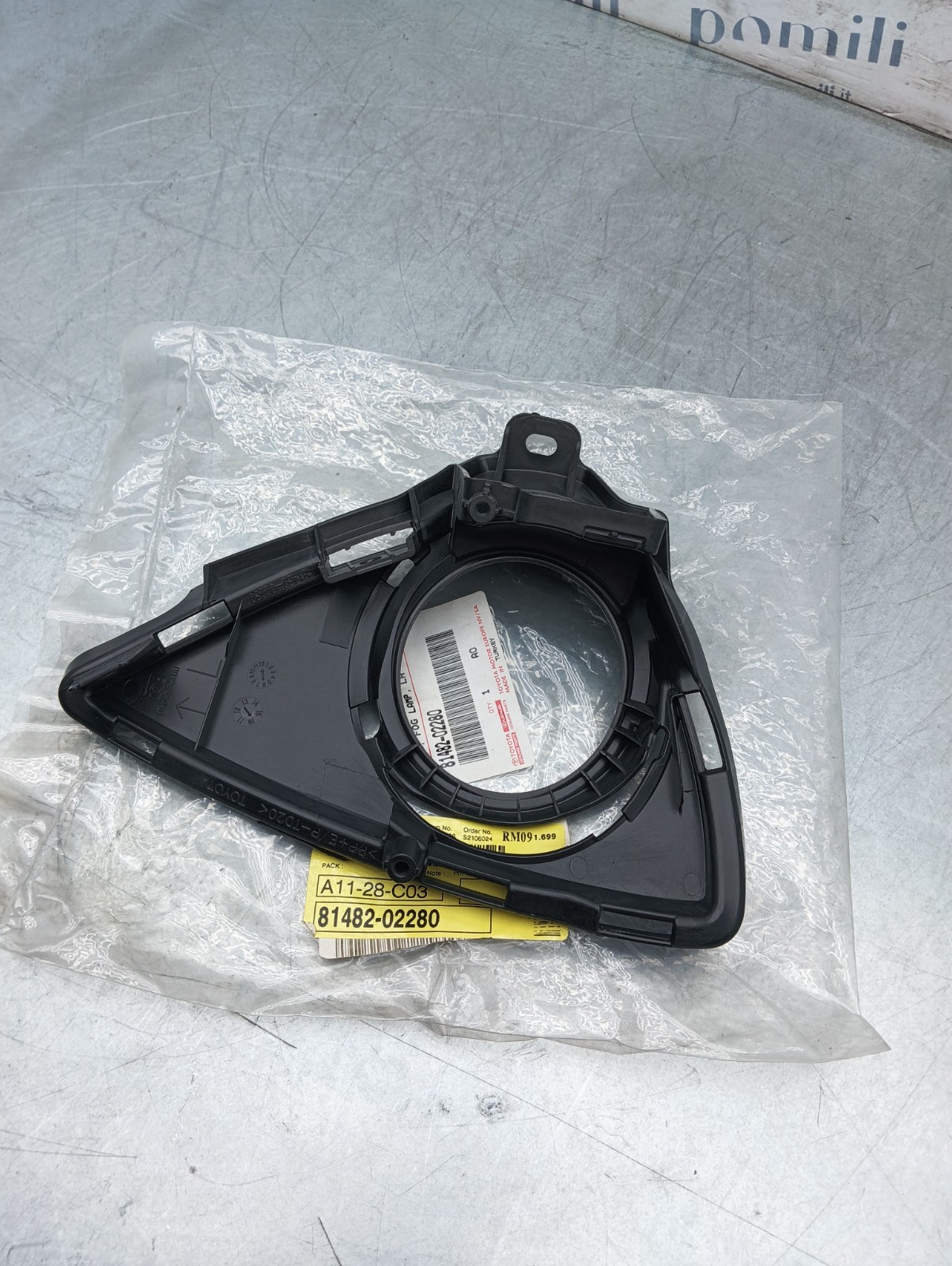 Pomili Fanaleria Cover fendinebbia anteriore sinistra Toyota Auris 81482-02280 nuova