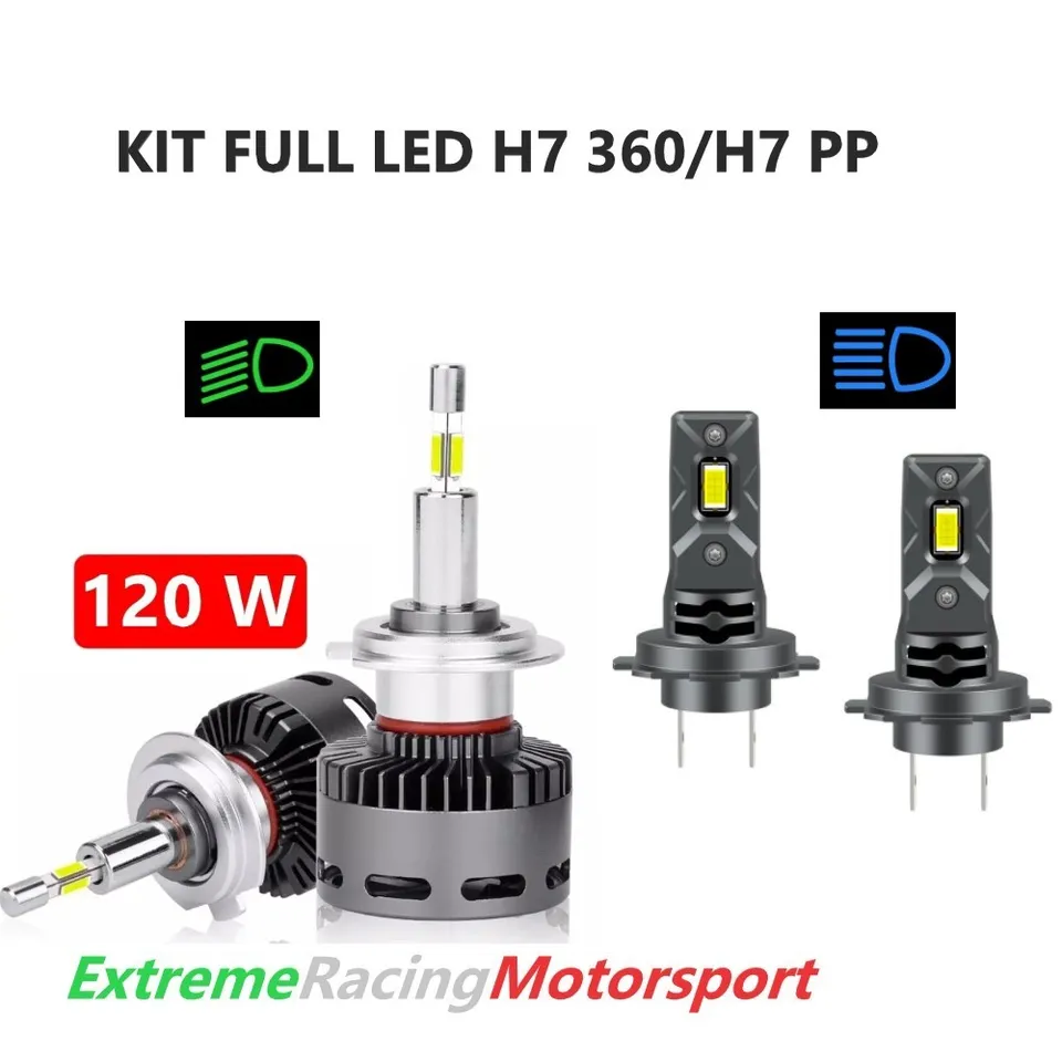 Xtreme Racing Kit Illuminazione LED H7 360° 40 Klm 4 pezzi CANBUS 6000K