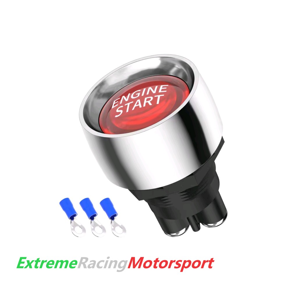 Xtreme Racing Decorazioni Auto e Adesivi Pulsante Engine Start 12V rosso foro 22 mm